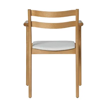 Boda nojatuoli - Verhoiltu istuin, natural oak-off-white - Ferm Living