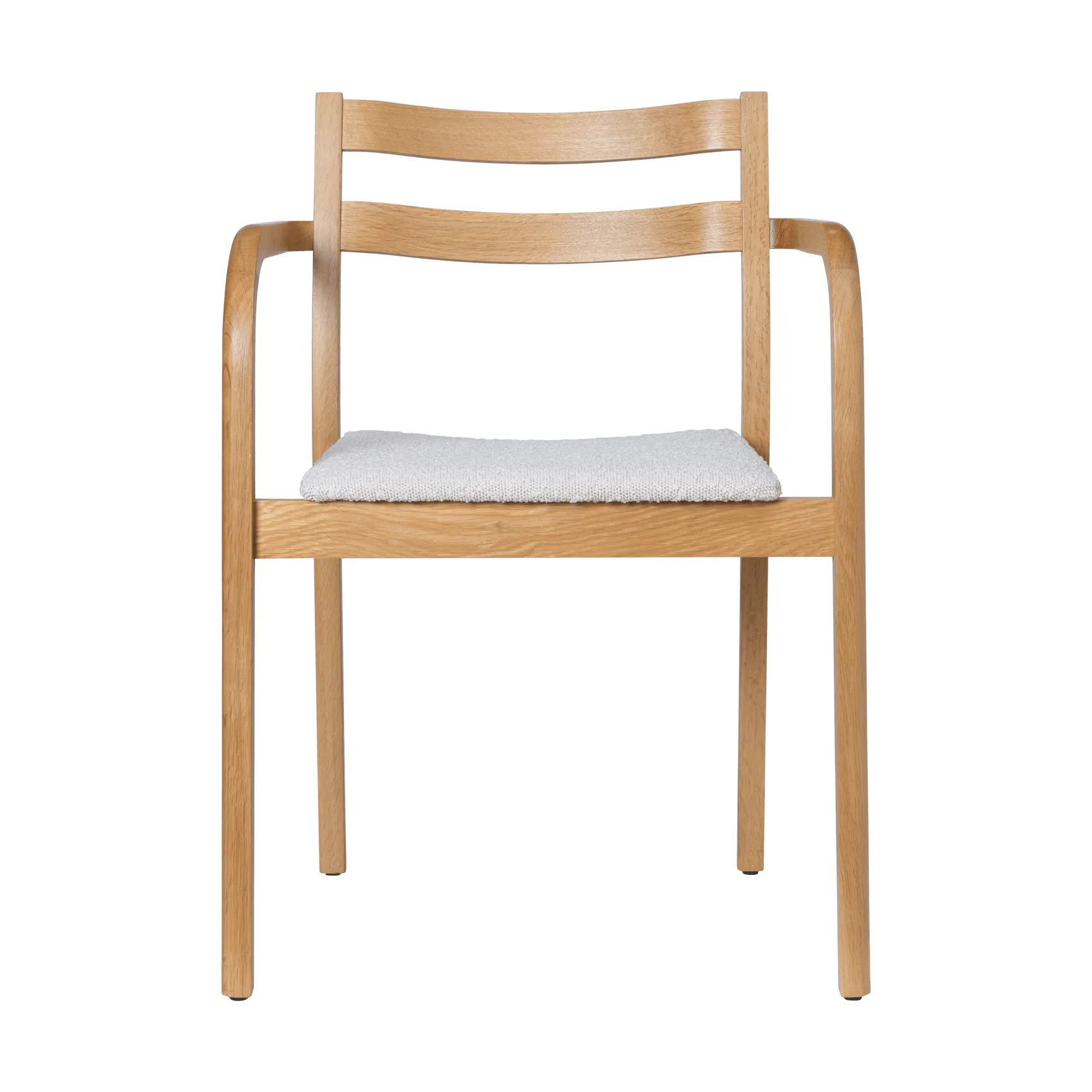 Boda nojatuoli, Verhoiltu istuin rugged bouclé, natural-off-white Ferm Living