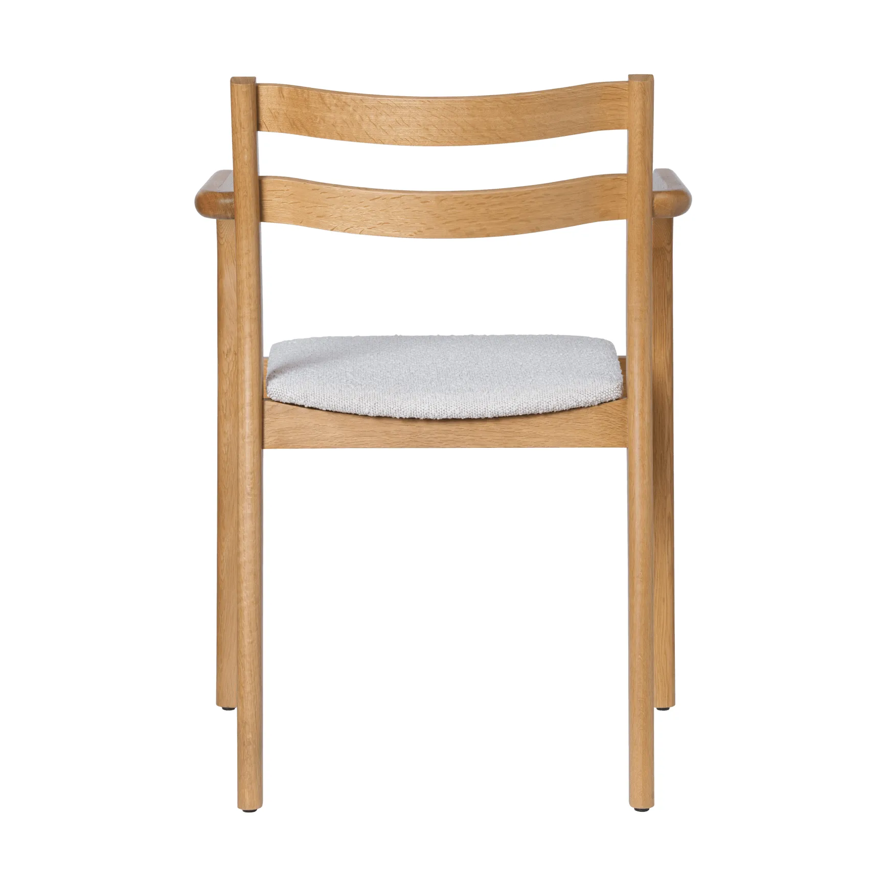 Boda nojatuoli, Verhoiltu istuin rugged bouclé, natural-off-white Ferm Living