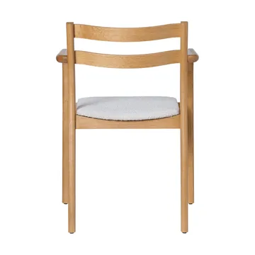 Boda nojatuoli - Verhoiltu istuin rugged bouclé, natural-off-white - Ferm Living