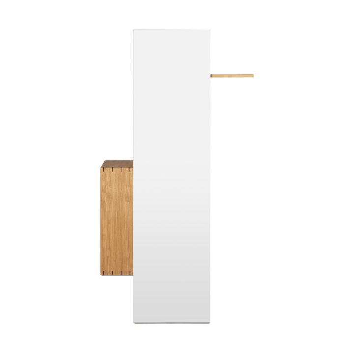 Bon hallway cabinet vaateteline peilillä - Oiled Oak - ferm LIVING