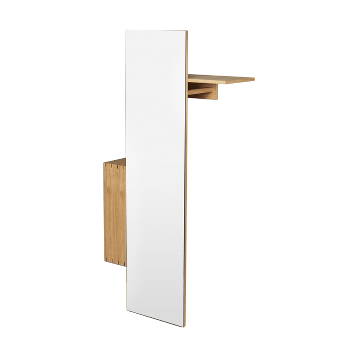 Bon hallway cabinet vaateteline peilillä, Oiled Oak Ferm Living