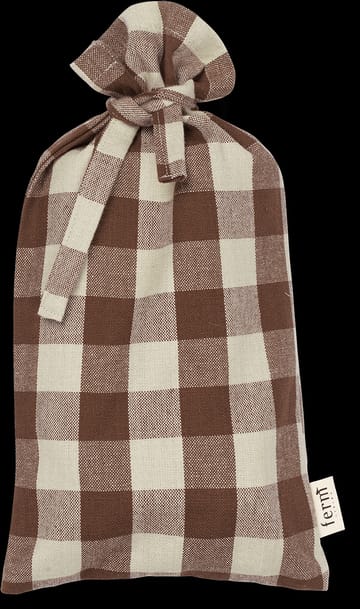 Bothy Check puuvillaservetti 40x40 cm 4-pakkaus - Cinnamon-grey green - ferm LIVING