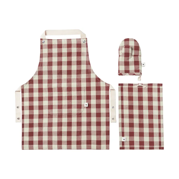 Bothy lasten keittiösetti - 3 kpl, cinnamon-grey-green - Ferm Living