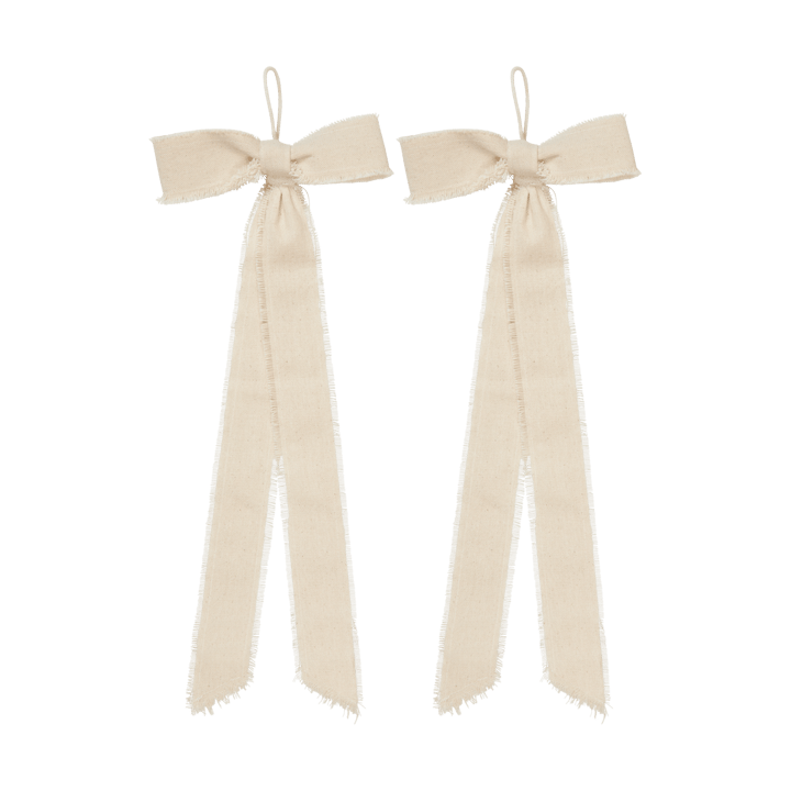 Bow koriste-riipus small 15x40 cm 2-pack - Natural - Ferm Living
