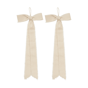 Bow koriste-riipus small 15x40 cm 2-pack - Natural - Ferm Living