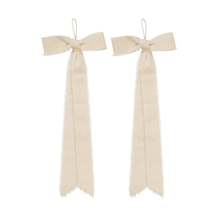 Bow koriste-riipus small 15x40 cm 2-pack, Natural Ferm Living