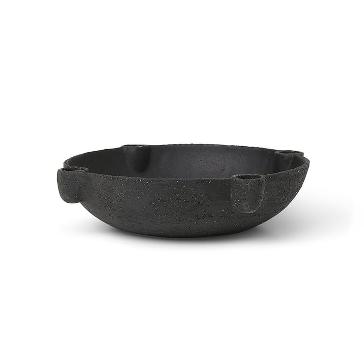 Bowl adventtikynttelikkö, keramiikka large Ø 27 cm - Tummanharmaa - Ferm LIVING