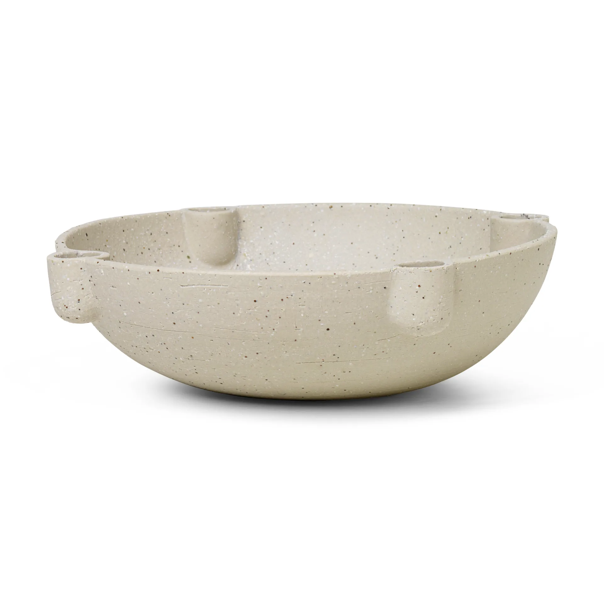 Bowl adventtikynttelikkö, keramiikka large Ø 27 cm, Vaaleanharmaa Ferm Living