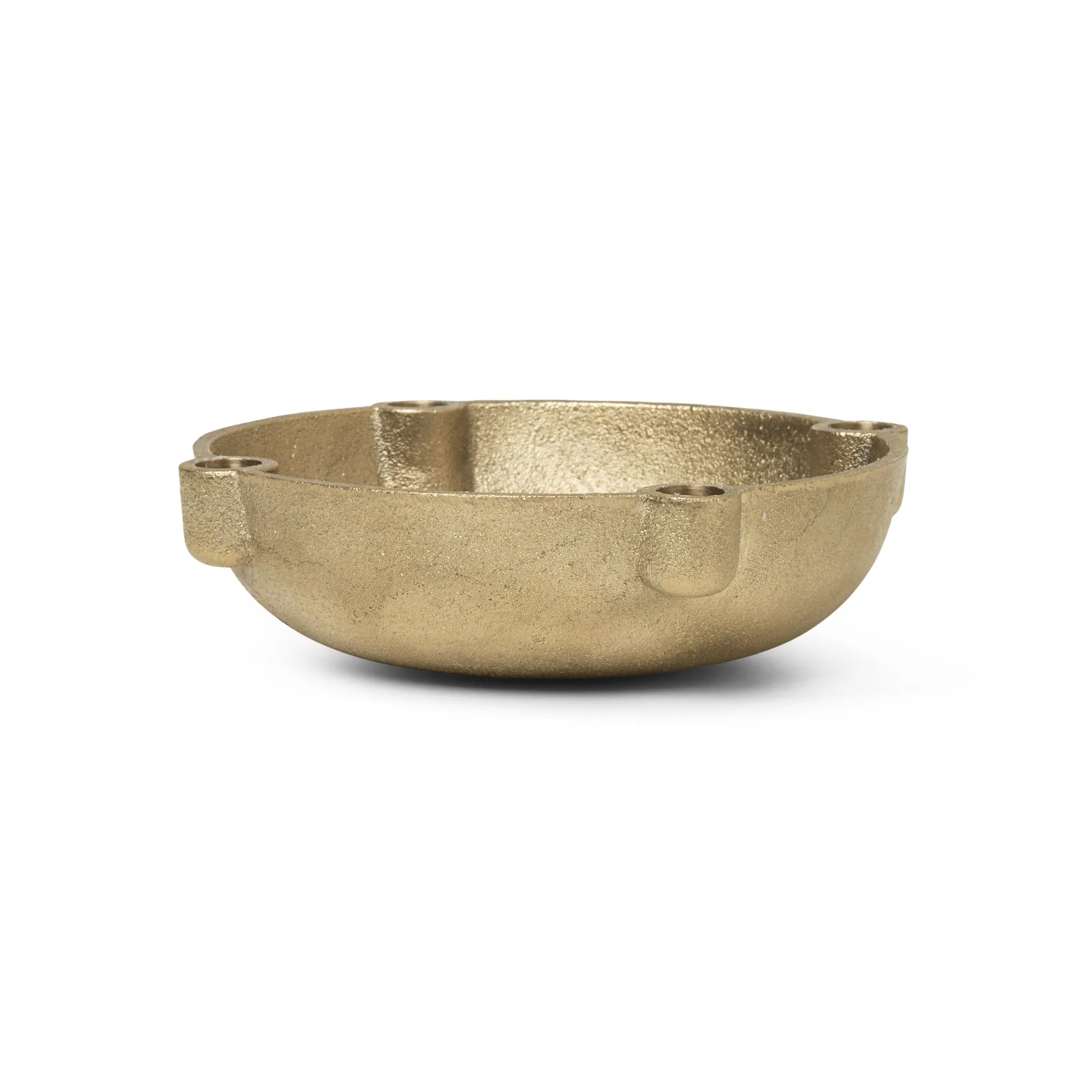 Bowl adventtikynttelikkö, messinki, Brass Ferm Living
