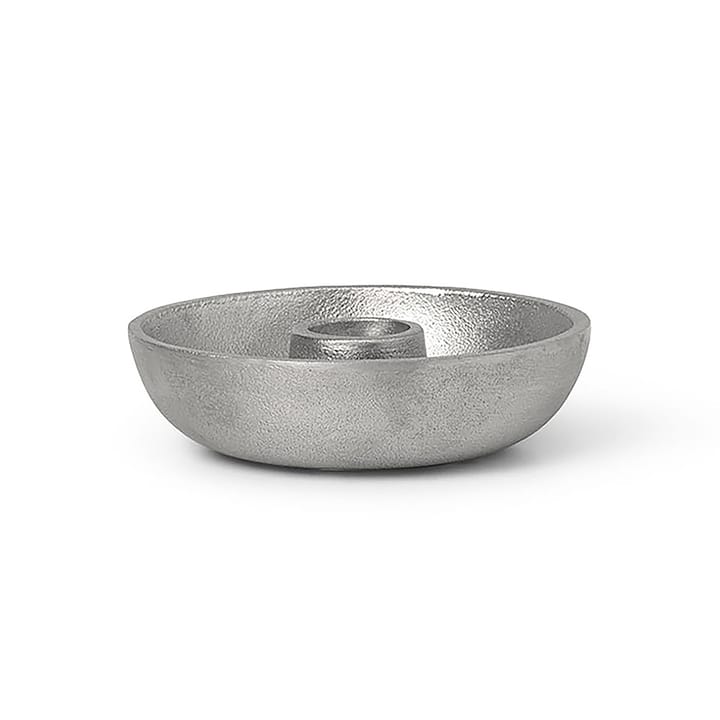 Bowl kynttilänjalka Ø10 cm - Aluminium - Ferm LIVING