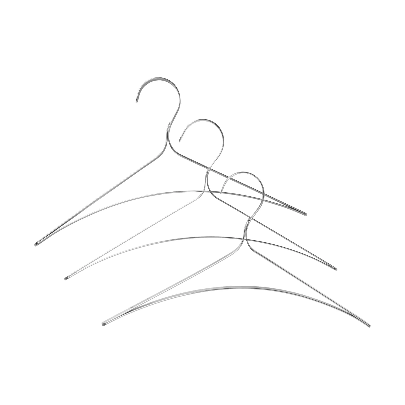 Bowline vaateripustin, 3 kpl, ruostumatonta terästä Ferm Living