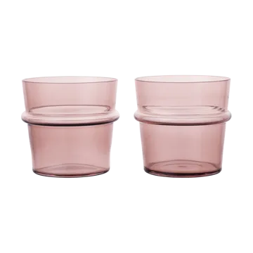 Boya juomalasi matala 30 cl 2-pack. - Mauve. - Ferm Living