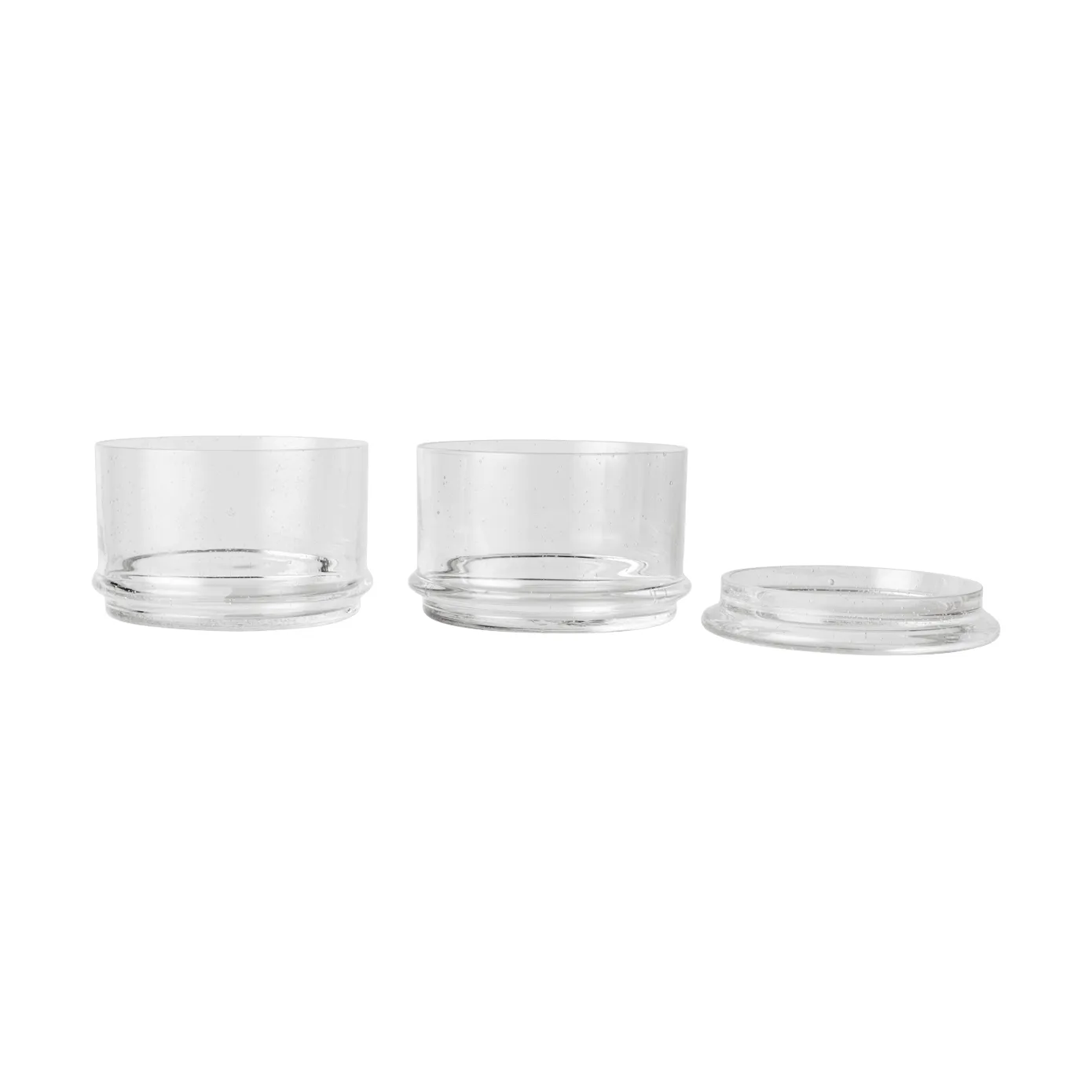 Boya pinottavat purkit, 2 kpl, Clear Ferm Living