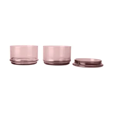 Boya pinottavat purkit - 2 kpl, mauve - Ferm Living