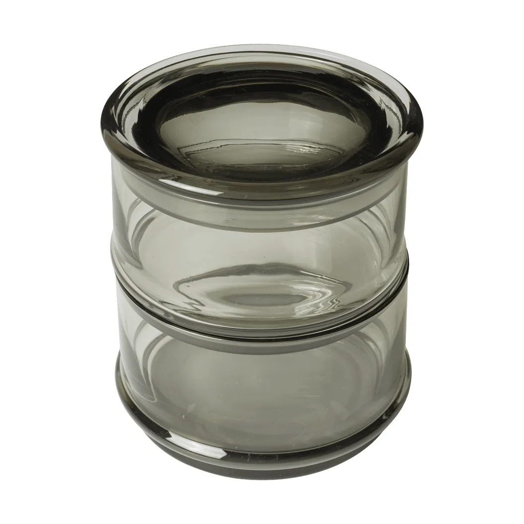 Boya pinottavat purkit, 2 osaa, smoked grey Ferm Living