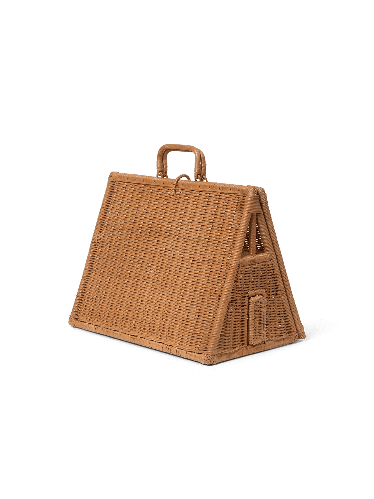 Ferm Living Braided nukkekoti 45x36 cm Luonto | Skandinaavinen Sisustus | Lastenhuoneen sisustus | Beige