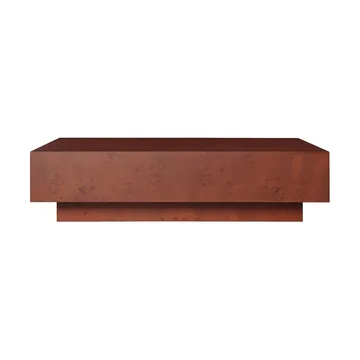 Burl sohvapöytä 70x117x30 cm - Tummaksi petsattu - Ferm Living