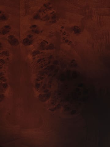 Burl storage sohvapöytä 70x70 cm - Dark stained burl - Ferm Living