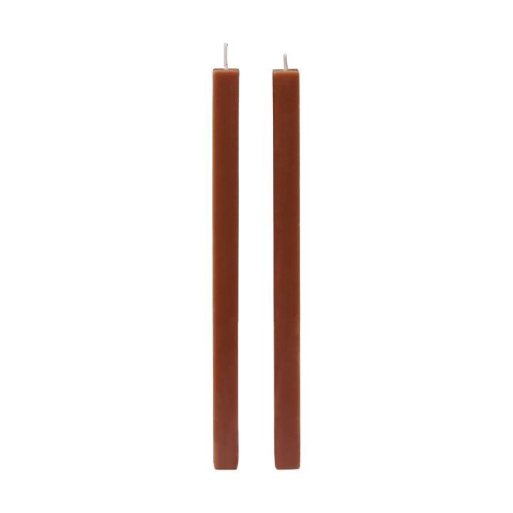 Burren kynttilä 2-pack - Bronze - Ferm Living