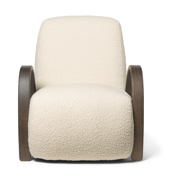 Buur lounge chair Nordic Bouclé - Vaaleanharmaa - Ferm Living