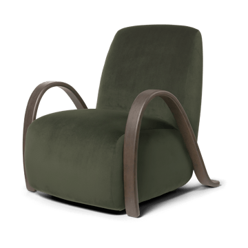 Buur lounge chair Rich Velvet - Mänty - ferm LIVING