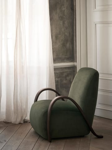 Buur lounge chair Rich Velvet - Mänty - ferm LIVING