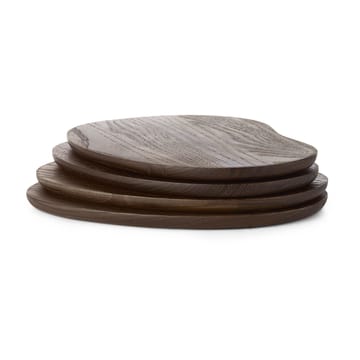 Cairn butter boards tarjotin 4 osaa - Dark Brown - ferm LIVING