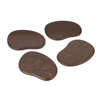 Cairn butter boards tarjotin 4 osaa - Dark Brown - Ferm Living