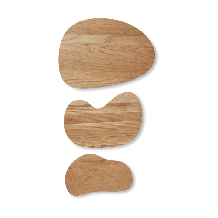 Cairn leikkuulauta 3 osaa, Oak Ferm Living