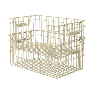 Cala kori pinottava 2-pakkaus - Cashmere, 28,7x18x13 cm - Ferm Living