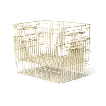 Cala kori pinottava 2-pakkaus - Cashmere - Ferm Living