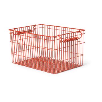 Cala kori pinottava 2-pakkaus - Poppy red - Ferm Living