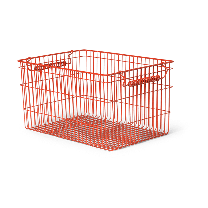Cala kori pinottava 2-pakkaus, Poppy red Ferm Living