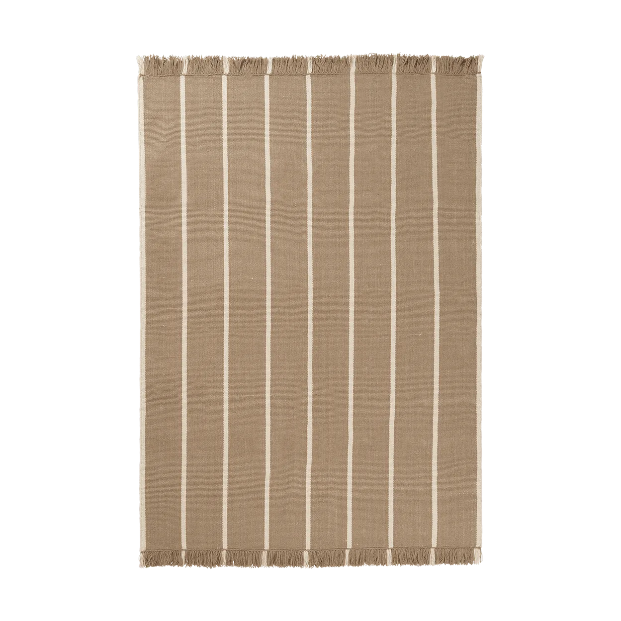 Calm kelim matto, Dark Sand, Off-white, 140x200 cm Ferm Living