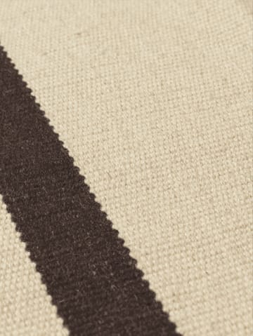 Calm kelim matto - Off-white, Coffee, 200x300 cm - Ferm Living