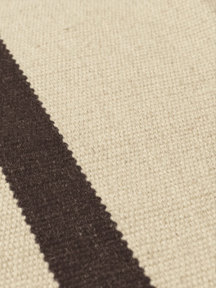 Calm kelim matto, Off-white, Coffee, 200x300 cm Ferm Living