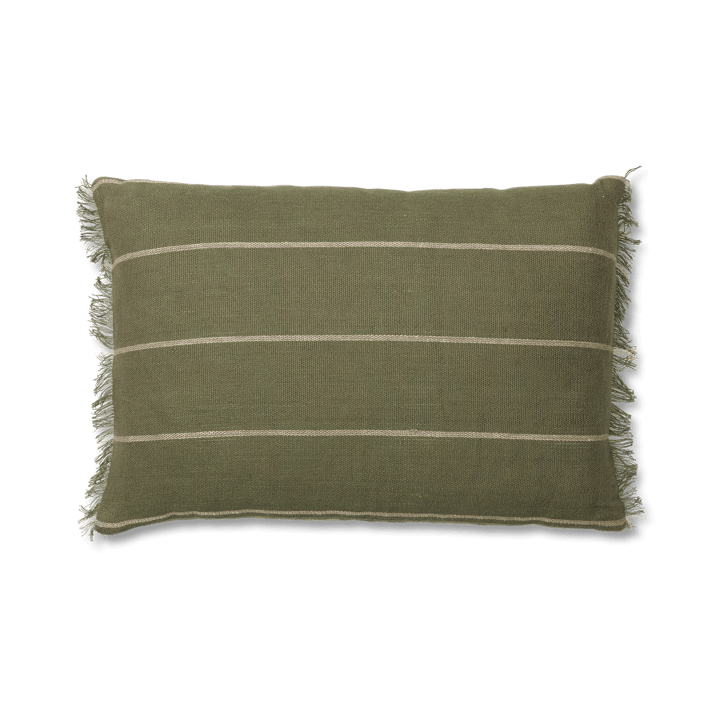 Calm tyynynpäällinen 40x60 cm - Oliivi-vaaleanbeige - Ferm Living