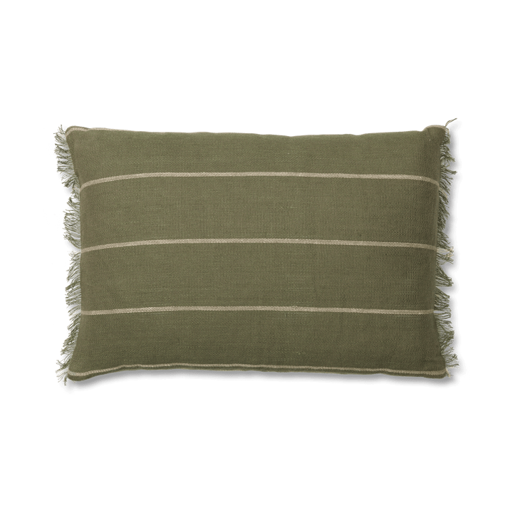 Calm tyynynpäällinen 40x60 cm - Oliivi-vaaleanbeige - ferm LIVING