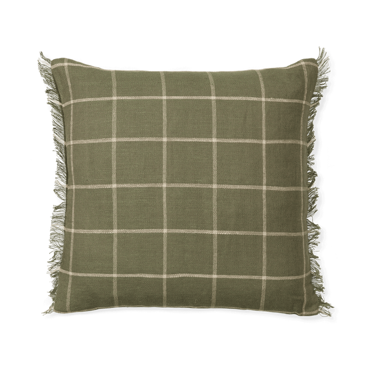 Calm tyynynpäällinen 50x50 cm - Oliivi-vaaleanbeige - Ferm Living