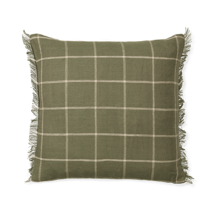 Calm tyynynpäällinen 50x50 cm - Oliivi-vaaleanbeige - ferm LIVING