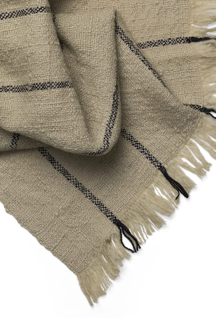 Calm villahuopa 120 x 180 cm, Camel/Black Ferm Living