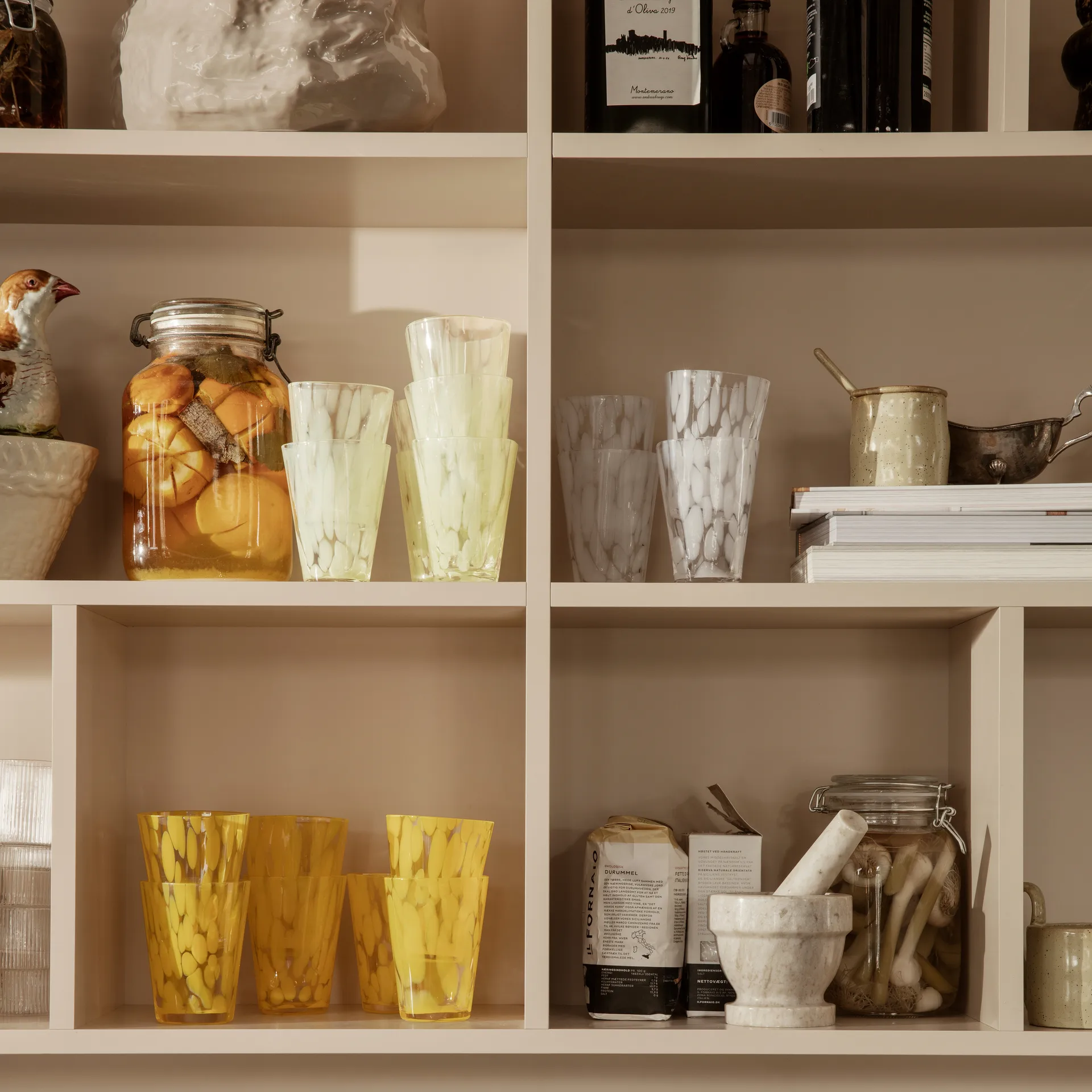 Casca lasi 27 cl, Fog green Ferm Living