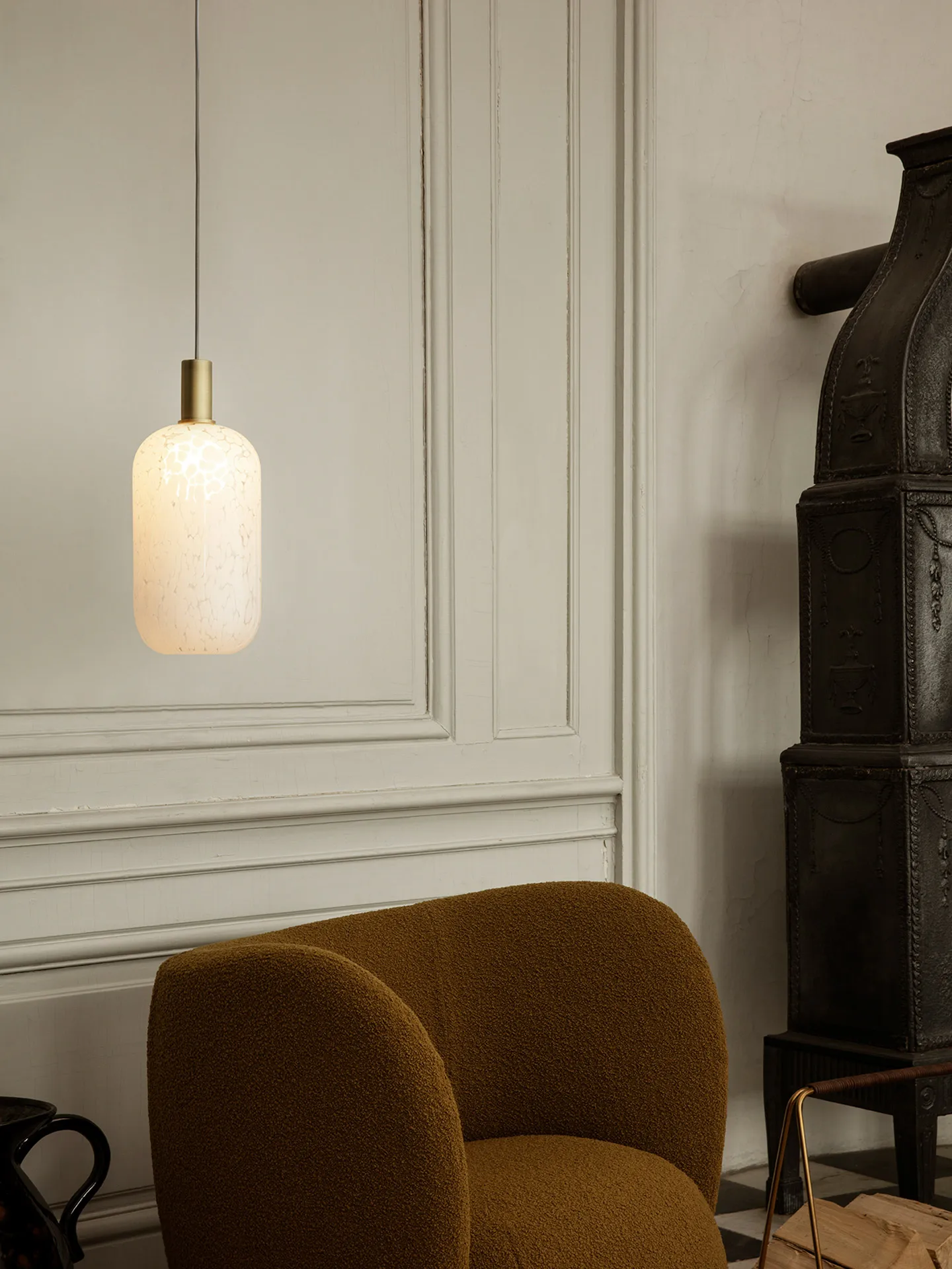 Casca Shade lasikupu tall Ø18,6 cm, Milk Ferm Living