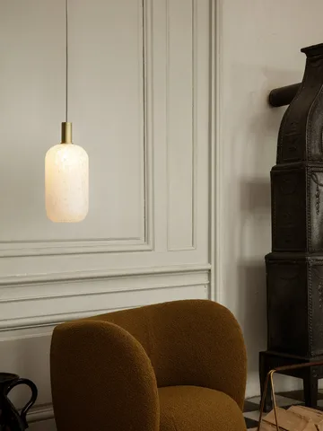 Casca Shade lasikupu tall Ø18,6 cm - Milk - Ferm Living