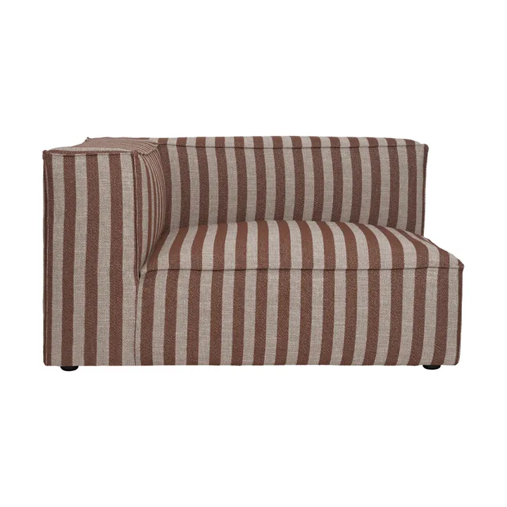 Catena sohvan moduuli - Vasen käsinoja, L400 Louisiana, Sand-Chocolate - Ferm Living