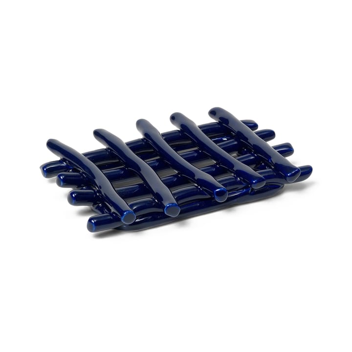 Ceramic saippua-astia 10 x 14,5 cm - Blue - Ferm Living