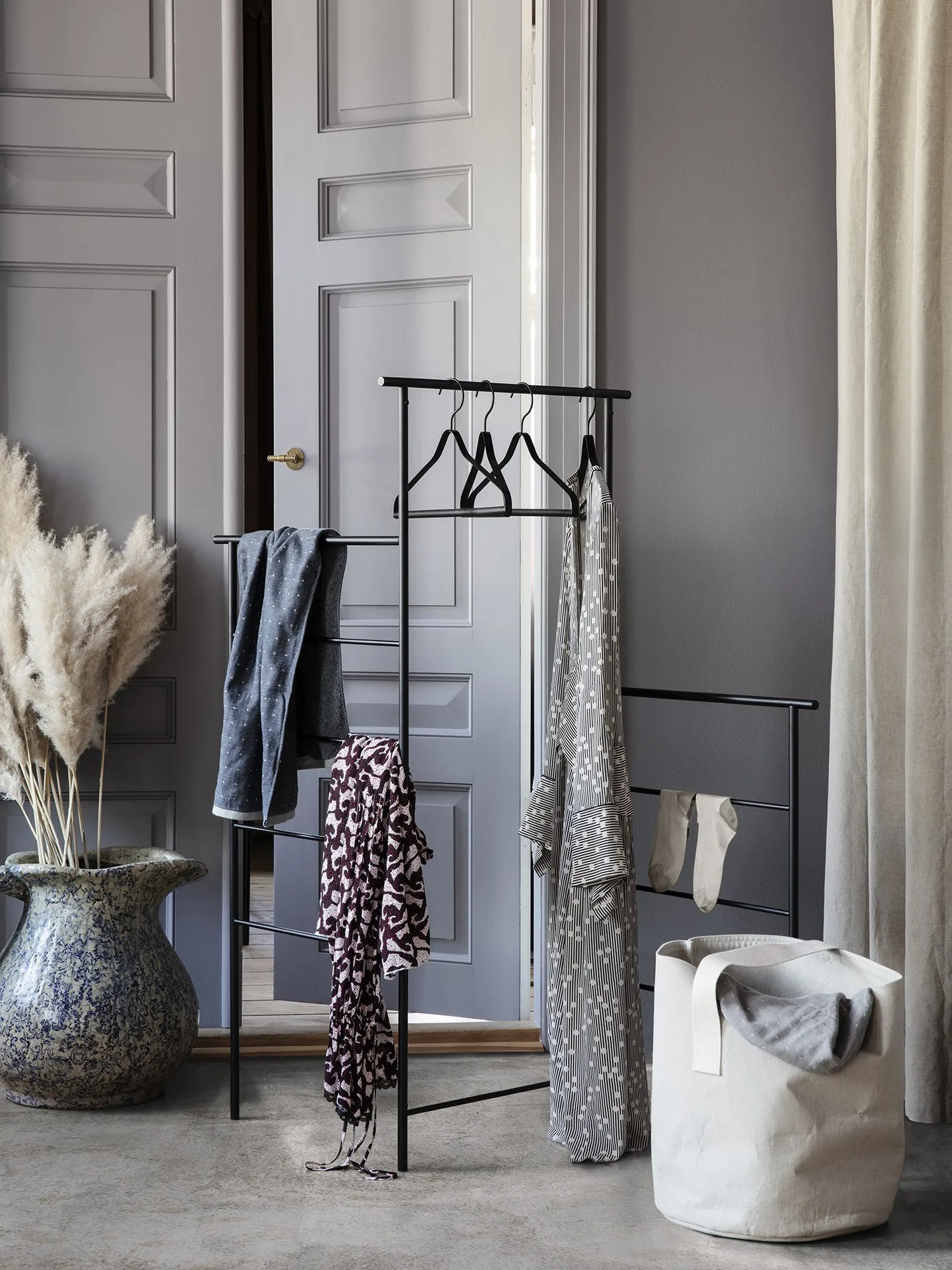 Chambray suihkuverho, Sand Ferm Living