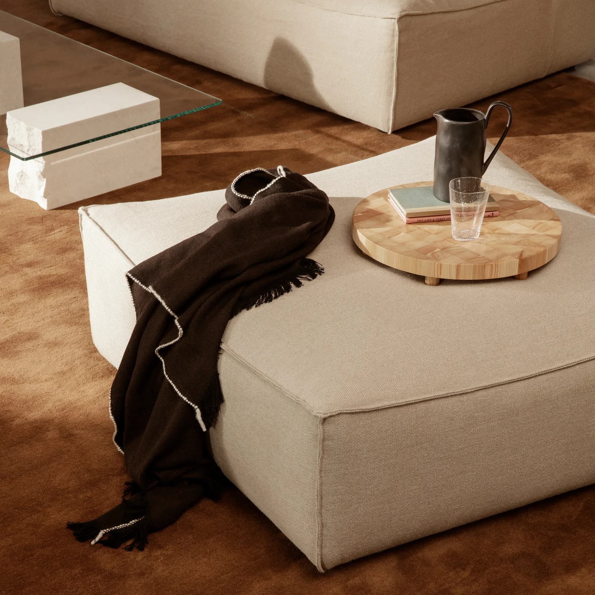 Chess leikkuulauta pyöreä, Large Ø 45 cm Ferm Living