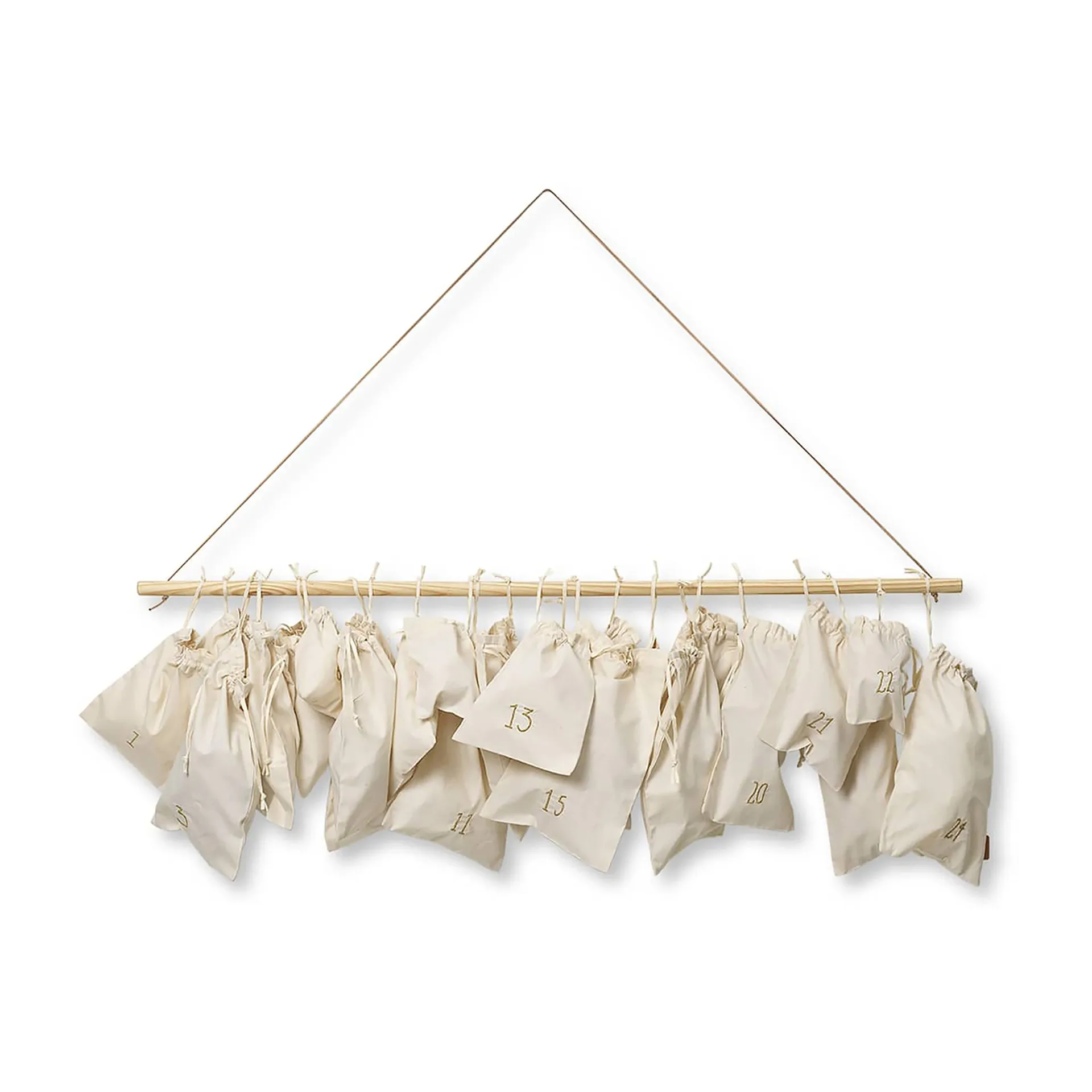 Christmas countdown joulukalenteri, off white Ferm Living